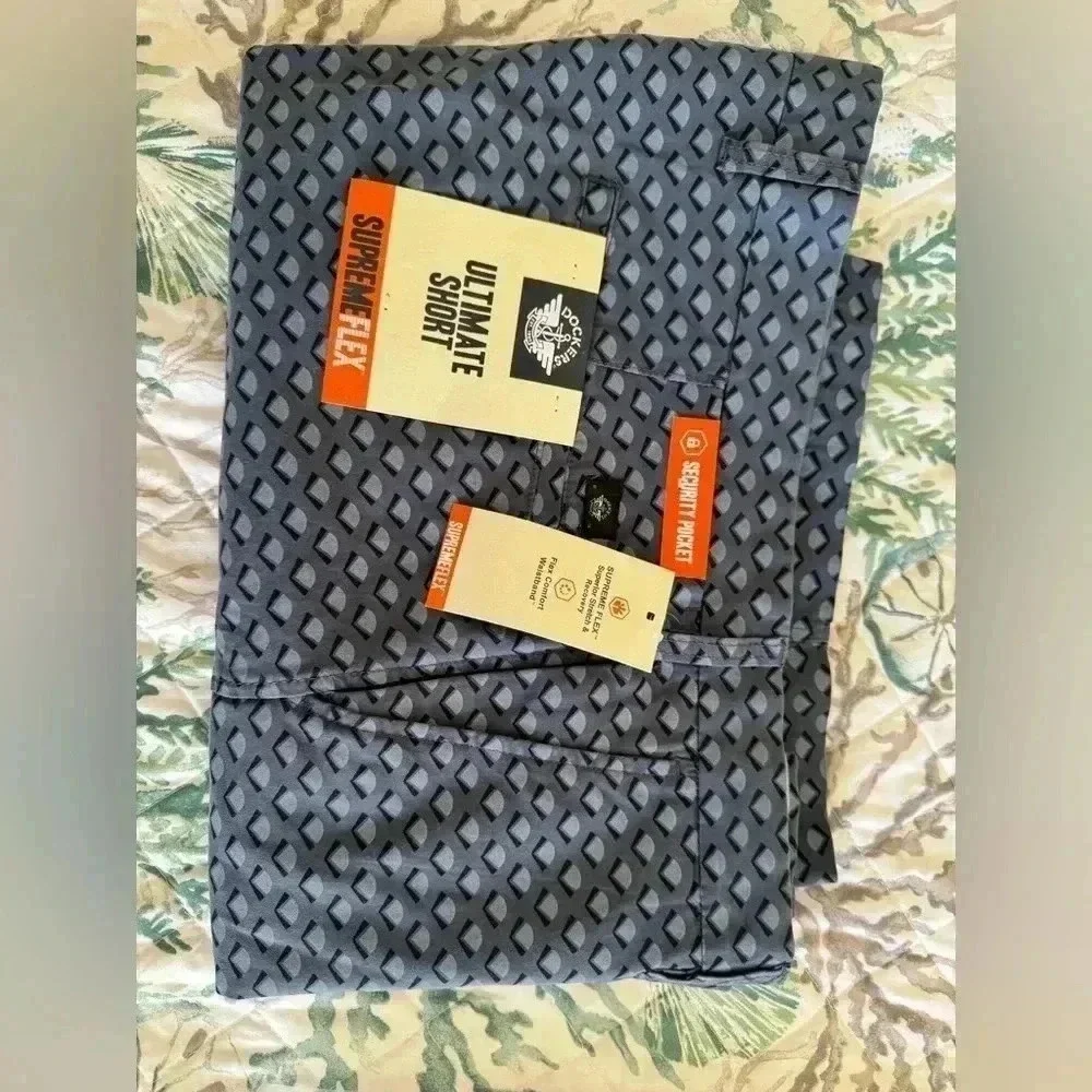NWT Men’s Dockers Ultimate Short Supreme Flex /Vintage Indigo Blue SZ 44 and 40 - Picture 7 of 9